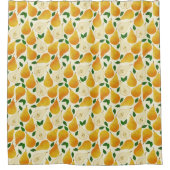 Golden Pears Pattern Douchegordijn (Voorkant)