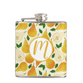 Golden Pears Pattern Heupfles (Voorkant)