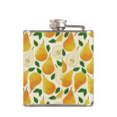 Golden Pears Pattern Heupfles (Achterkant)