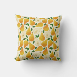 Golden Pears Pattern Kussen