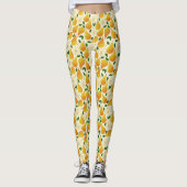 Golden Pears Pattern Leggings (Voorkant)