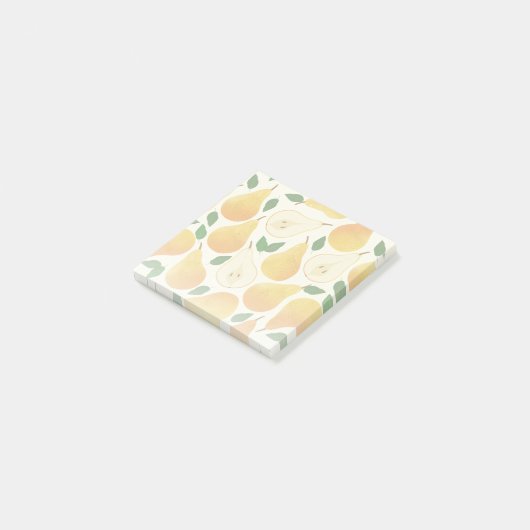 Golden Pears Pattern Post-it® Notes (Schuin)