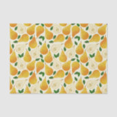 Golden Pears Pattern Tissuepapier (Voorkant)