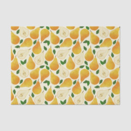 Golden Pears Pattern Tissuepapier