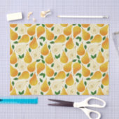 Golden Pears Pattern Tissuepapier (Craft)