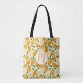 Golden Pears Pattern Tote Bag (Voorkant)