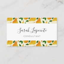 Golden Pears Pattern