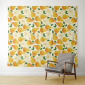 Golden Pears Pattern Wandkleed (In Situ (horizontaal))