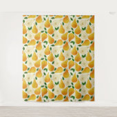 Golden Pears Pattern Wandkleed (Voorkant)