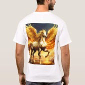 Golden Pegasus Fantasy T-shirt (Achterkant)