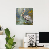 GOLDEN PELICAN POSTER (Thuiskantoor)
