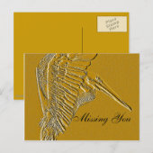 Golden Pelicans_ Briefkaart (Voorkant / Achterkant)