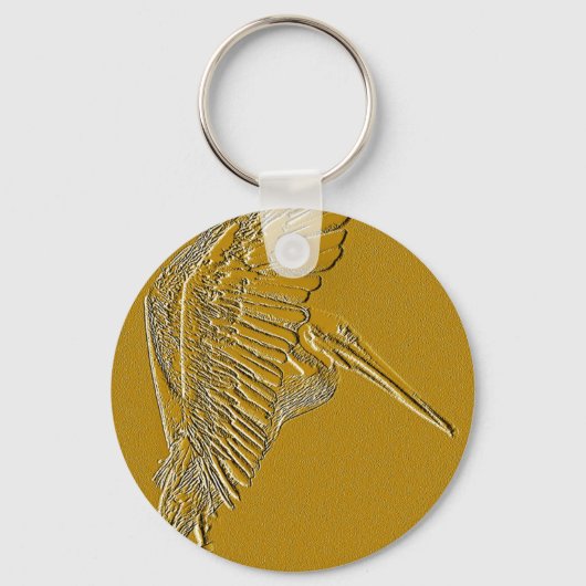 Golden Pelicans_ Sleutelhanger (Voorkant)