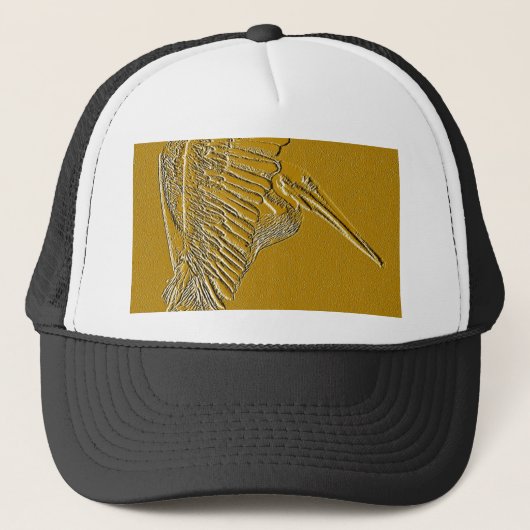 Golden Pelicans_ Trucker Pet (Voorkant)