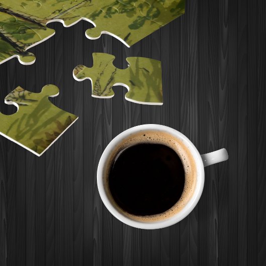 Golden Penciled Hamburg Haan en Kippen op Boerderi Legpuzzel