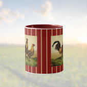 Golden Penciled Hamburg Roosters Red Gold Striped Mok