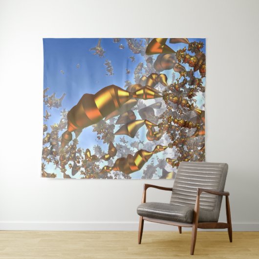 Golden Pencils Tapestry Wandkleed (In Situ (horizontaal))