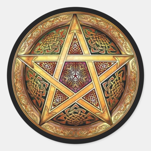 Golden Pentacle Stickers (Voorkant)