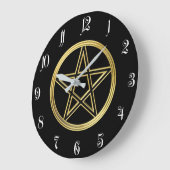 Golden pentagram grote klok (Hoek)