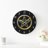 Golden pentagram grote klok (Huis)