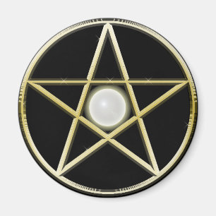 Golden Pentagram Magnet