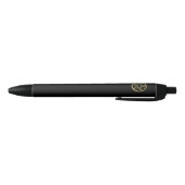 Golden pentagram zwarte inkt pen (Bodem)