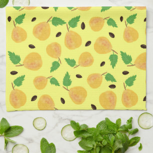 Golden Peren Collectie Geel Helder Theedoek