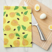 Golden Peren Collectie Geel Helder Theedoek (Quarter Fold)