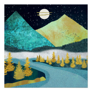 Golden Perfect Poster