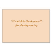 Golden Personalized Kaart (Achterkant)