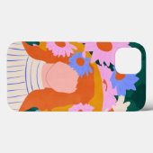 Golden Pet & Wildflowers Case-Mate iPhone Case (Achterkant (horizontaal))