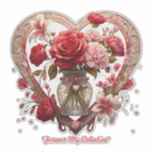 "Golden Petal Harmony" Sticker (Voorkant)