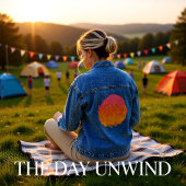 Golden Petal Mirage Denim Jacket