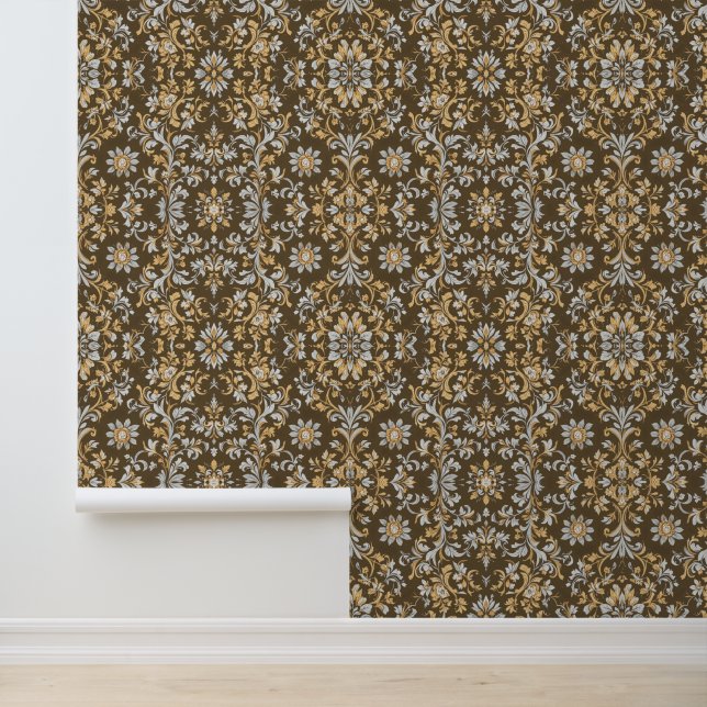 Golden Petal Reverie Behang (Applicatie)