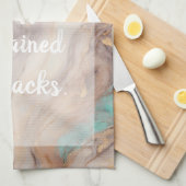 Golden Petal - wit Theedoek (Quarter Fold)