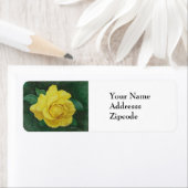 Golden Petals-adreslabel Etiket (Insitu)