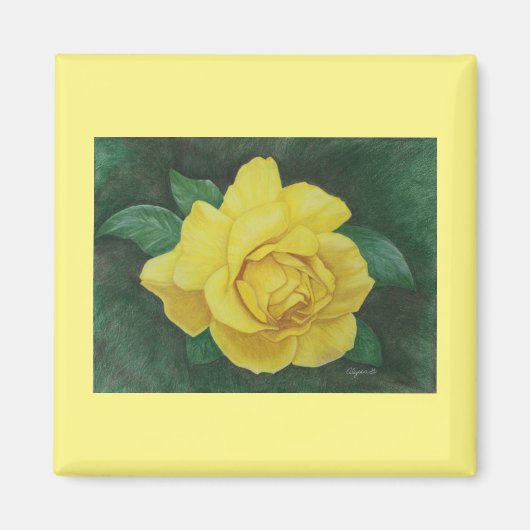 Golden Petals Magnet (Voorkant)