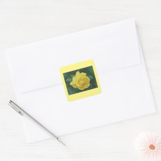 Golden Petals Sticker (Envelop)