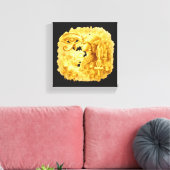 Golden Pharaonic Queen&Eye of HorusAncientEgyptian Canvas Afdruk (Insitu (Woonkamer))