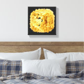 Golden Pharaonic Queen&Eye of HorusAncientEgyptian Canvas Afdruk (Insitu (Slaapkamer))