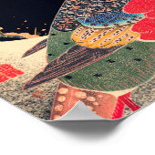 Golden Pheasant  Bird Japans Woodblock Pr Poster (Hoek)