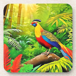 Golden Pheasant Bright Design Bier Onderzetter