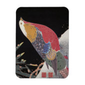 Golden Pheasant in de sneeuw, Jakuchüu Magneet (Verticaal)