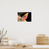 Golden Pheasant in de sneeuwpop Itô Jakuchã vogelk Poster (Keuken)