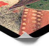 Golden Pheasant in de sneeuwvogel-Jakuchu (1900) Poster (Hoek)