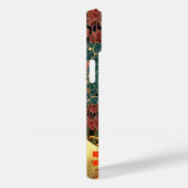 Golden Pheasant in Sneeuw Antiek Japans Bloemen Case-Mate iPhone Case (Achterkant / Rechts)