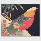 Golden Pheasant in sneeuw door Ito Jakuchu Cadeaupapier (Vlak)