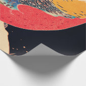 Golden Pheasant in sneeuw door Ito Jakuchu Cadeaupapier (Hoek)