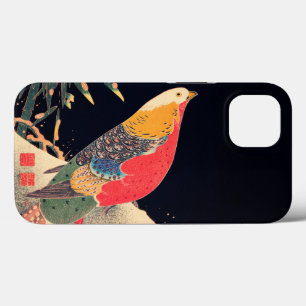 Golden Pheasant in sneeuw door Ito Jakuchu Case-Mate iPhone Case