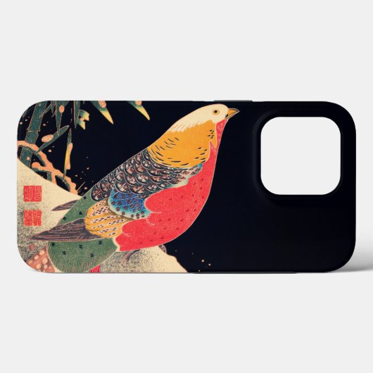 Golden Pheasant in sneeuw door Ito Jakuchu Case-Mate iPhone Case (Achterkant (horizontaal))